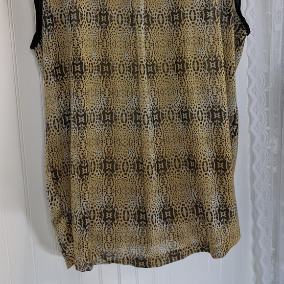 MNG by MANGO Leopard Print Shell Sz 10 - Picture 11 of 15